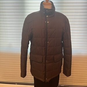 NWOT Cole Haan Men's Brown Puffer Jacket FREE SHIPPING!